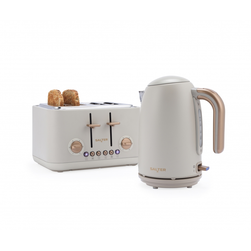 Salter EK5823OBVDE Pebble 4-Slice Toaster – 4