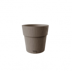 Lillepott alusega Ethica Ø20x19cm pruun