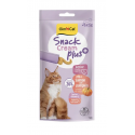 Gardumi kaķiem — GimCat SNACK CREAM + SALMON & PUMPKIN (SENIOR)