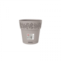 Lillepott alusega Gaia Ø20x19cm helehall
