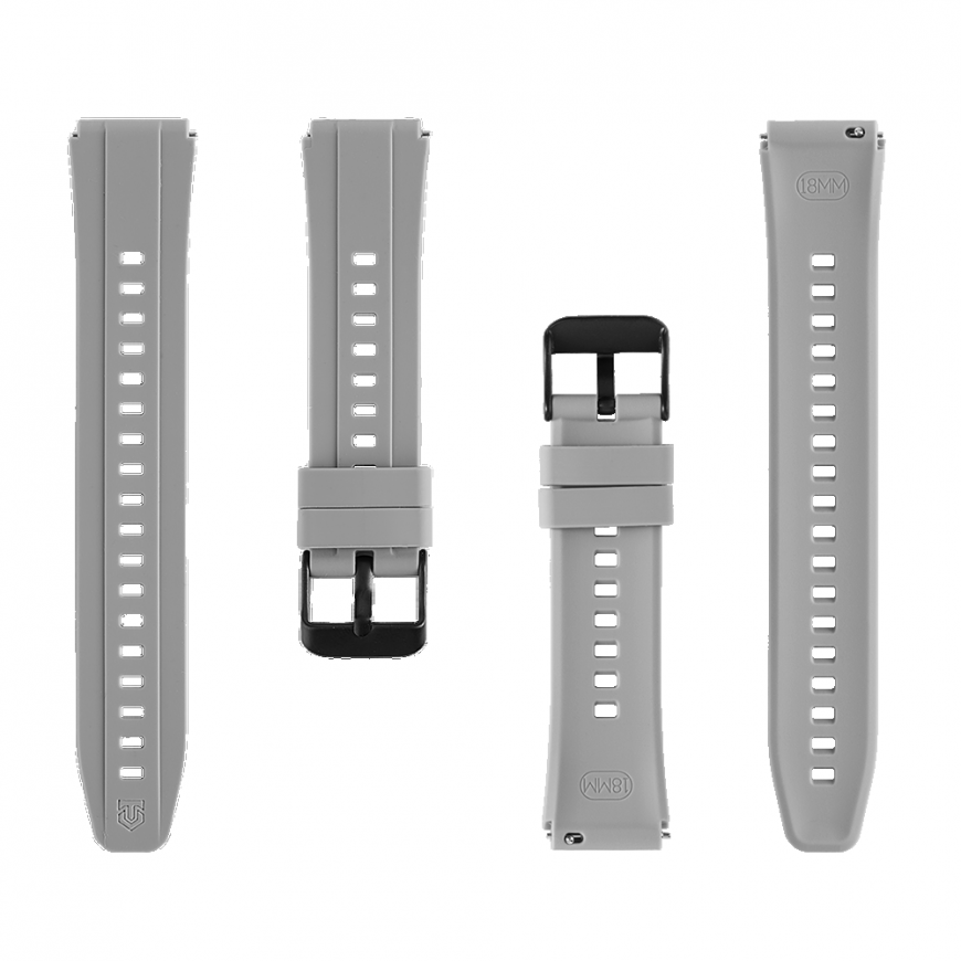 Tactical Quick Release Silicone Band 18mm Grey – 2