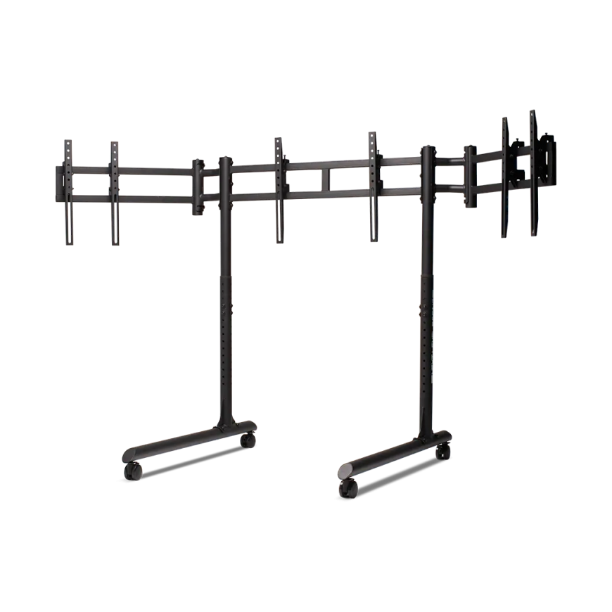 Next Level Racing Floor stand | Round Tube Freestanding Single