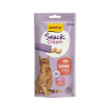 Gardumi kaķiem - GimCat SNACK CREAM SALMON 6 X 15 G Gardumi kaķiem - GimCat SNACK CREAM SALMON 6 X 15 G