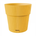 Flower pot with tray Ethica Ø40x39cm mustard yellow Flower pot with tray Ethica Ø40x39cm mustard yellow