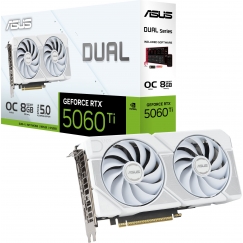 ASUS Dual GeForce RTX 5060 Ti 8 Gt White Edition graphics card