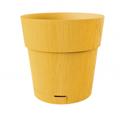 Цветочный горшок с поддоном Ethica Ø30x29 см, горчично-желтого ц