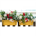 Balcony set with automatic watering system and metal support 50x Balcony set with automatic watering system and metal support 50x
