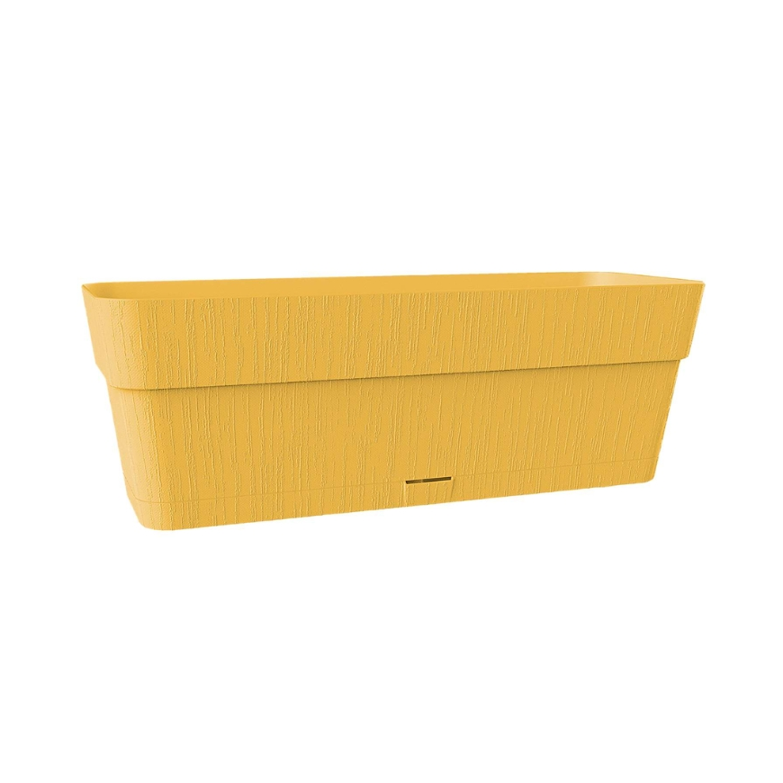 Lillekast alusega Ethica 50x18x17cm sinepikollane