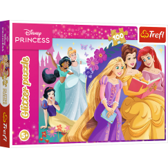TREFL DISNEY PRINCESS Kimalteleva Palapeli Prinsessat, 100 palaa
