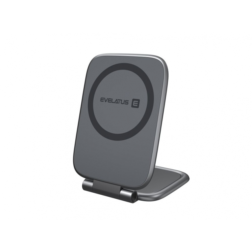 MagSafe NEN-Qi magnēta turētājs (automobiļa ekrānam/dasboardam, klēpjdatoram, planšetdatoram, monitoram) melns