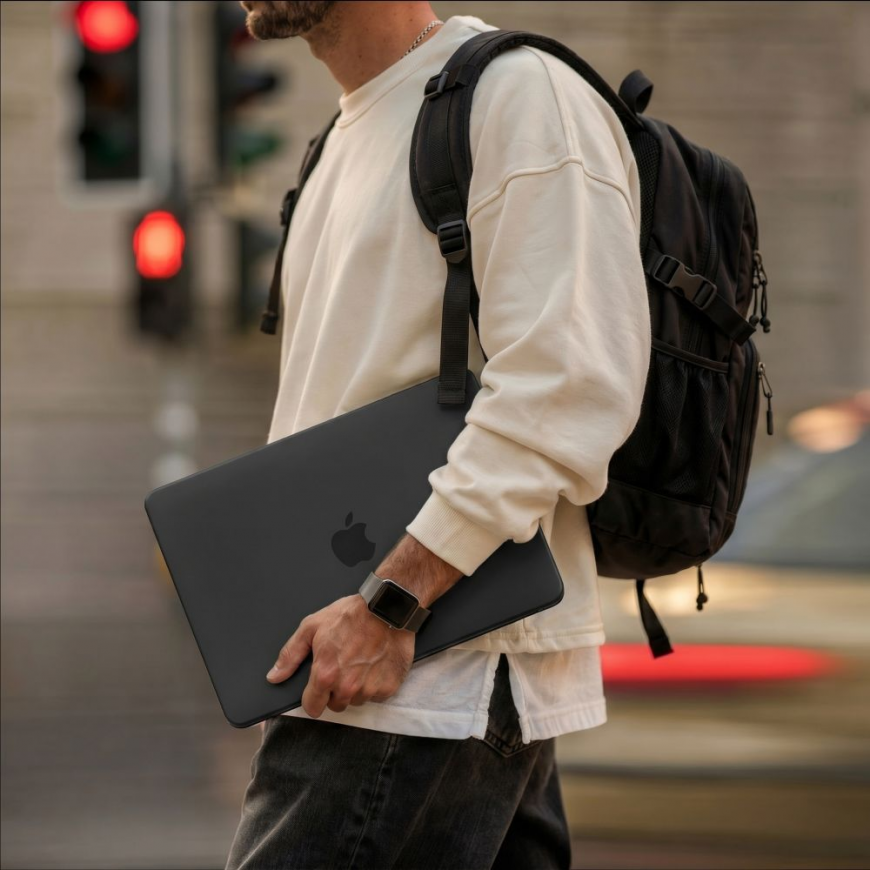 TECH-PROTECT SOFTSHELL MACBOOK NEO 13 2026 MATTE BLACK – 5