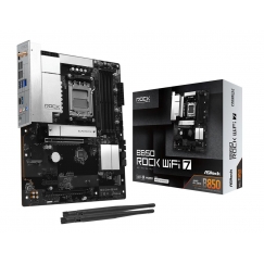Peamine plaat ASROCK AMD B850 Socket AM5 ATX RAM DDR5-SDRAM 4xSlots Wi-Fi Jah Bluetooth Jah B850ROCKWIFI7