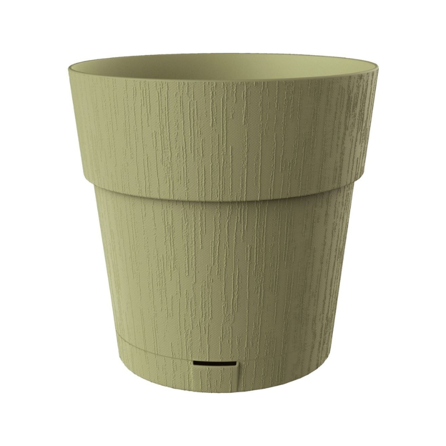 Flower pot with tray Ethica Ø40x39cm green