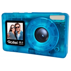 Rollei Compactline Pocket caurspējas digitālā kamera, zila