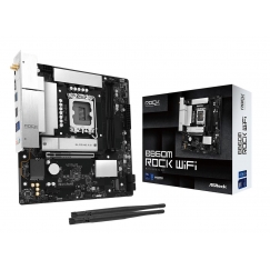 Emolevy ASROCK Intel B860 LGA 1851 (Socket V1) micro ATX RAM DDR5-SDRAM 2xPaikkaa Wi-Fi Kyllä Bluetooth Kyllä 1xM.2 (M) liitännä