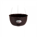 Hanging flower pot Natural Ø30x14.5cm dark brown Hanging flower pot Natural Ø30x14.5cm dark brown