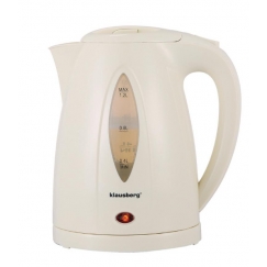 Sähkökannu 1,2 L, kerma, 900–1100 W, KB 9002, Klausberg