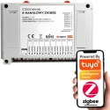 Bezsprieguma 8 kanālu kontrolieris 8x10A ZigBee TUYA Bezsprieguma 8 kanālu kontrolieris 8x10A ZigBee TUYA