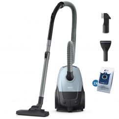 Siurblys PHILIPS Galingumas 800 W Dulkių talpa 3 L Cilindrinis siurblys Valymo tipas Sausas Dulkių konteineris Dulkių maišelis S