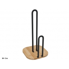 Köögipaberirulli hoidja, 16 x 16 x 31,3 cm, must, KITCHEN&GO