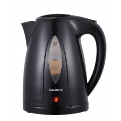 Electric kettle 1.2 L, black, 900–1100 W, KB 9001, Klausberg