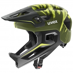 Uvex React JR Fullface велосипедный шлем 52 - 56 см, темный оливковый матовый