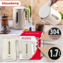 Elektriline veekeetja, 1.7 L, kreemikas, 1500–1800 W, Klausberg Elektriline veekeetja, 1.7 L, kreemikas, 1500–1800 W, Klausberg