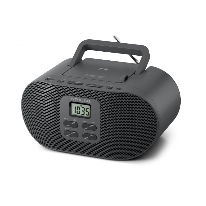 Muse M-33 BT | Portable Radio CD/MP3 Player with Bluetooth and