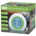 Setty JZ-212 Alarm clock with LED light green Setty JZ-212 Alarm clock with LED light green