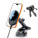 Tech-Protect V21 MagSafe Car Holder with 25W QI2.2 Inductive Cha Tech-Protect V21 MagSafe Car Holder with 25W QI2.2 Inductive Cha