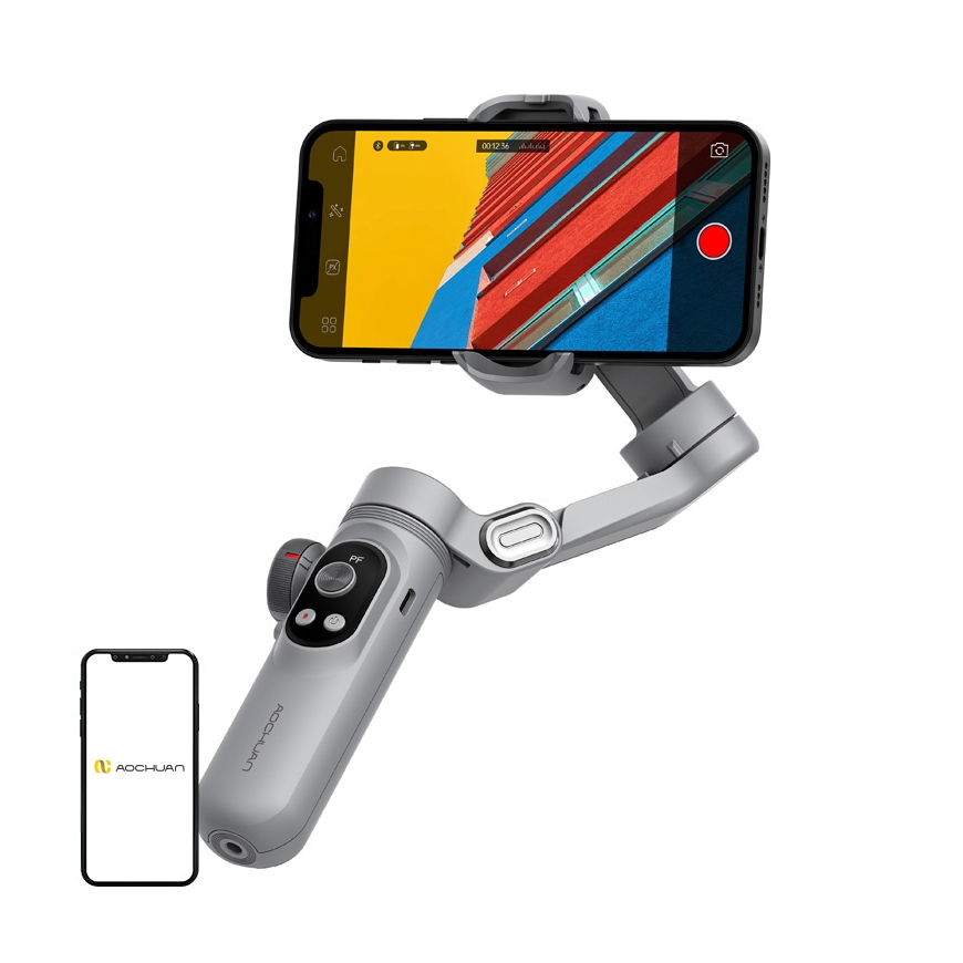 AOCHUAN X Pro Standarta Stabilizators (Pelēks)