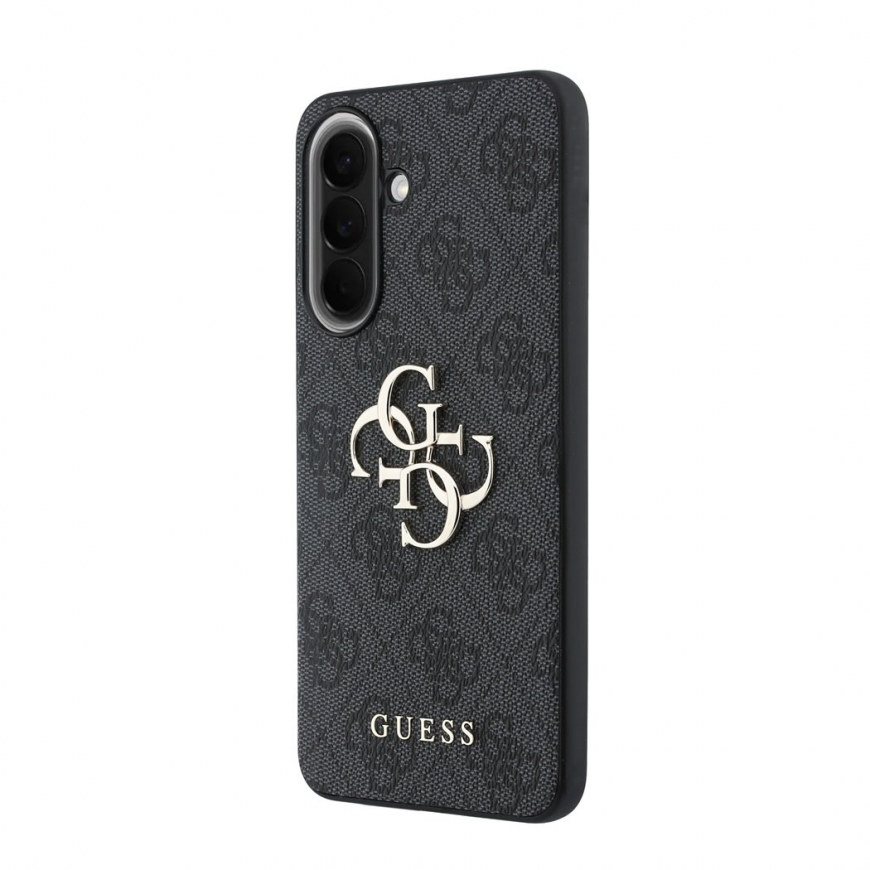 Guess PU 4G Metal Logo Case for Samsung Galaxy A57 Grey