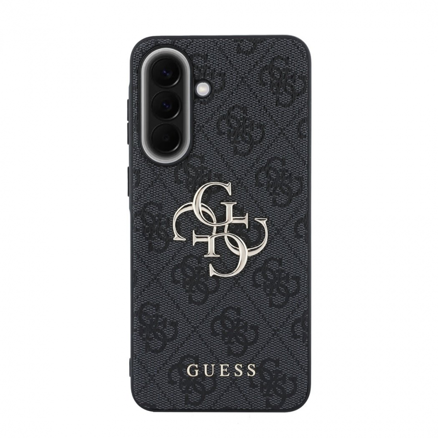 Guess PU 4G Metal Logo Case for Samsung Galaxy A57 Grey – 2