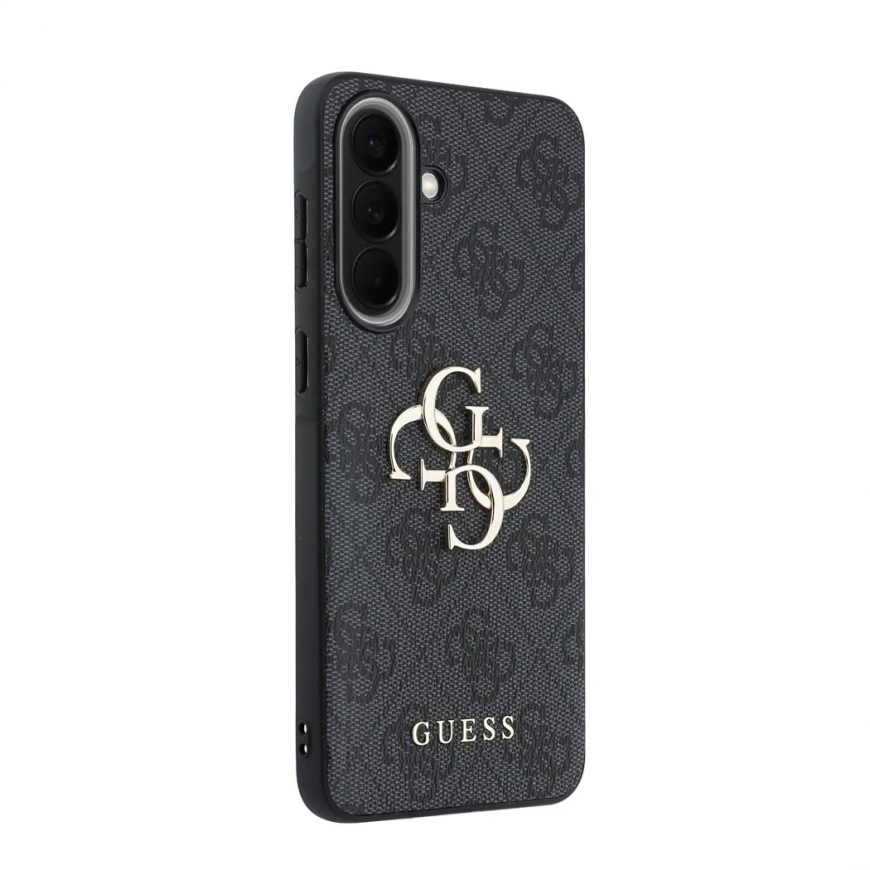 Guess PU 4G Metal Logo Case for Samsung Galaxy A57 Grey – 3