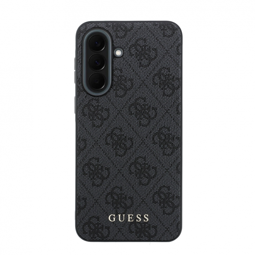 Guess PU 4G Metal Classic Logo Case for Samsung Galaxy A37 Grey – 2