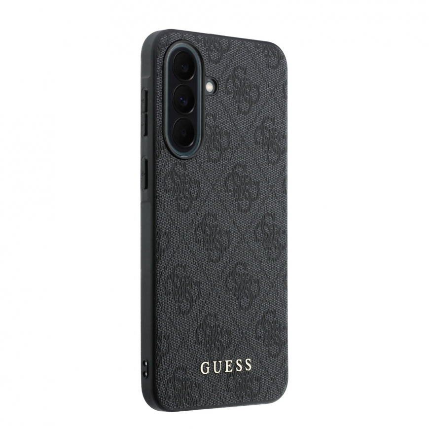 Guess PU 4G Metal Classic Logo Case for Samsung Galaxy A37 Grey – 3