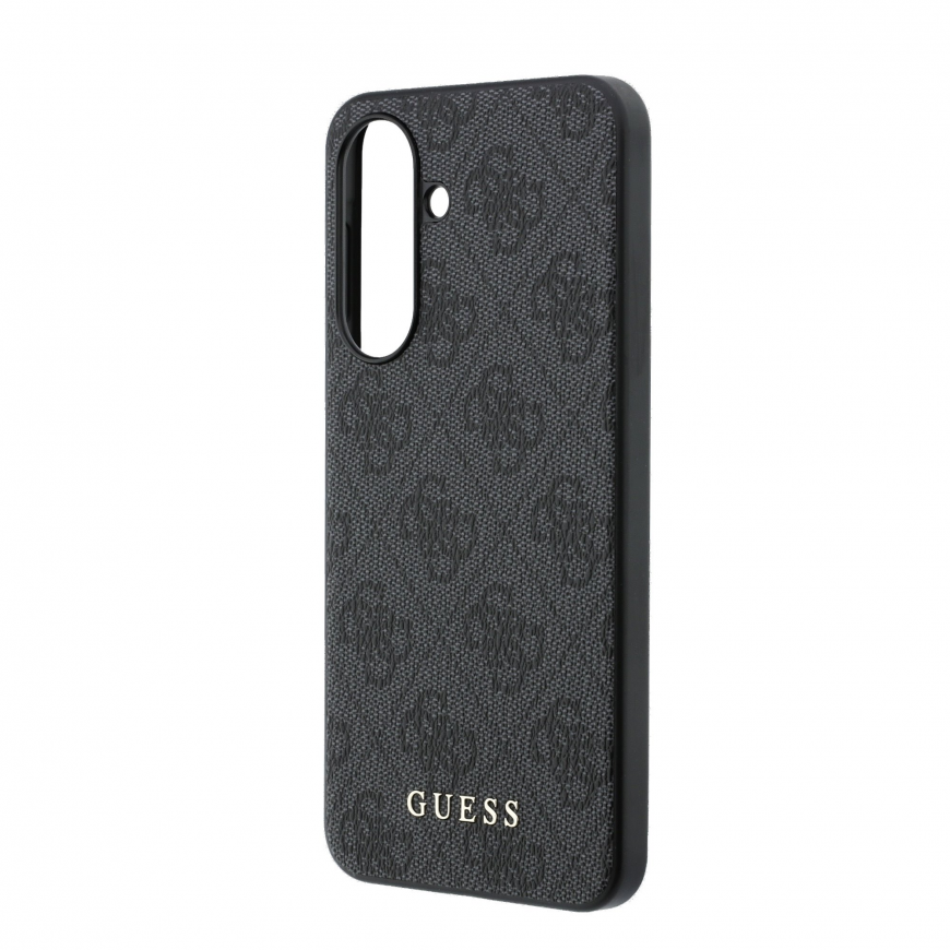 Guess PU 4G Metal Classic Logo Case for Samsung Galaxy A37 Grey – 4