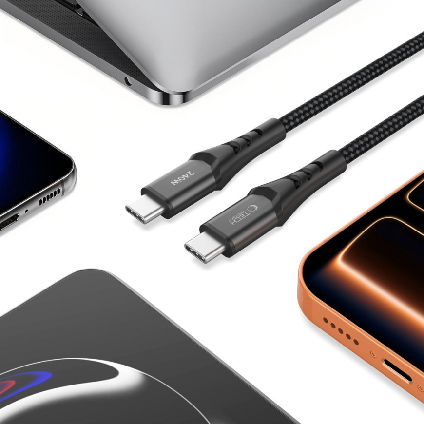 Tech-Protect Ultraboost UB11T USB-C | USB-C PD 240W | QC3.0 Cabl – 4