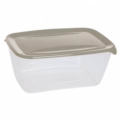 Pārtikas trauciņš taisnstūris 5L Fresh&Go bēšs