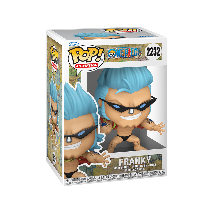 FUNKO POP! Vinyl Figure: One Piece - Franky with Sunglasses