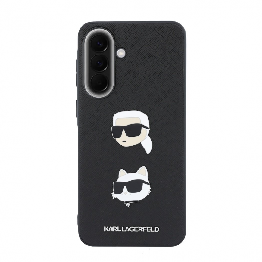 Karl Lagerfeld Liquid Silicone Metal Karl and Choupette Case for – 2
