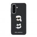 Karl Lagerfeld Liquid Silicone Metal Karl and Choupette Case for