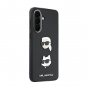 Karl Lagerfeld Liquid Silicone Metal Karl and Choupette Case for