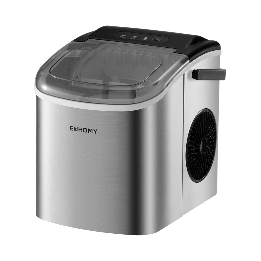 Euhomy IM001 ice cube maker, 1.2 l, 12 kg (silver)
