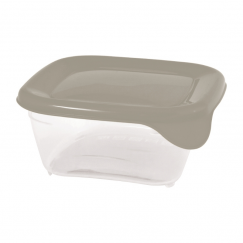 Pārtikas trauciņš kvadrāts 0,25L Fresh&Go bēšs