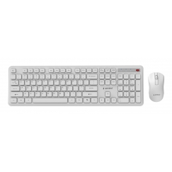 KEYBOARD +MOUSE WRL ENG/WH KBS-WPS-01-W GEMBIRD