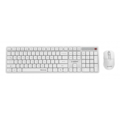 KEYBOARD +MOUSE WRL ENG/WHITE KBS-WMS-01-W GEMBIRD