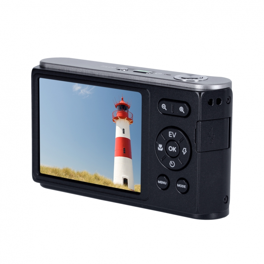 Rollei Compactline 12X digikamera, musta – 4