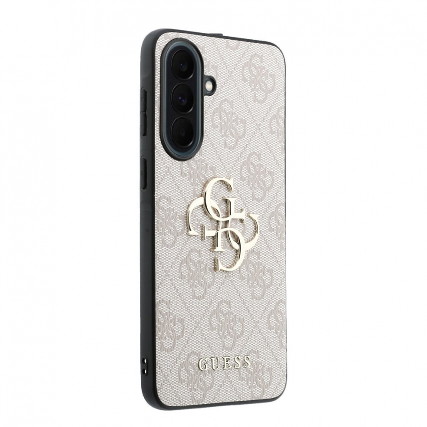Guess PU 4G Metal Logo Case for Samsung Galaxy A37 Pink – 3
