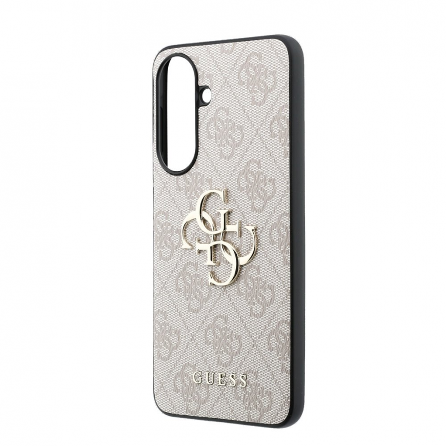 Guess PU 4G Metal Logo Case for Samsung Galaxy A37 Pink – 4